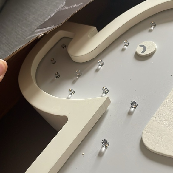 COPY - The Peanutshell Elephant White Elephant Marquee Wall Light - Picture 6 of 12